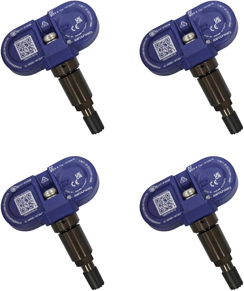 Bluetooth対応TPMS4個テスラモデル3モデルY 用　セットアップ不要 Bluetooth対応TPMS4個テスラモデル3モデルY 用 セットアップ不要